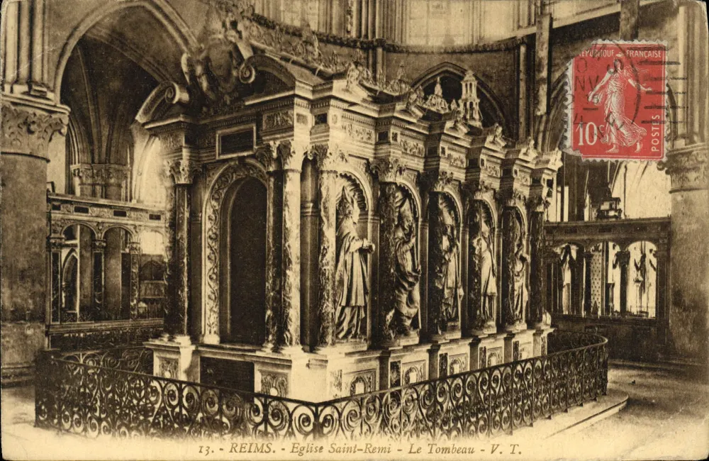 Reims - Église Saint-Remi - Le Tombeau - V. T. - Frente