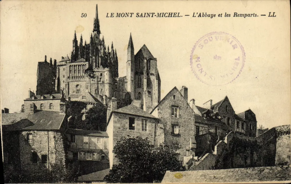 Mont Saint-Michel — Die Abtei und die Mauern — LL - Vorderseite