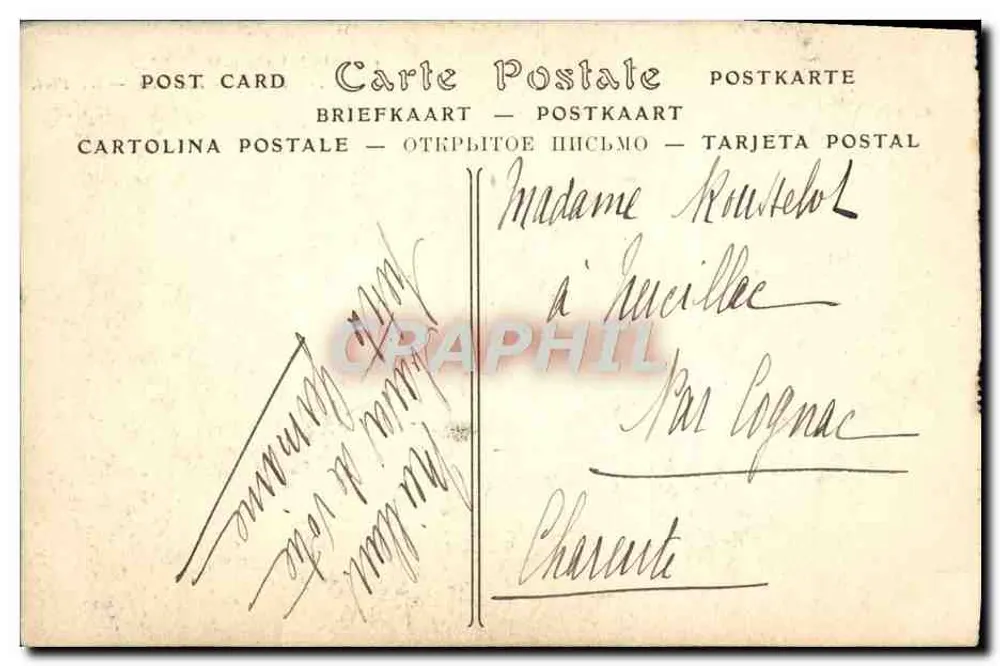 Mont Saint-Michel — Ansicht vom Digue, von der Ankunftseite — ND Pbot. - Rückseite