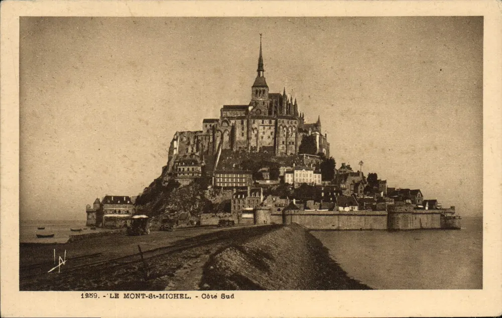 O Mont-Saint-Michel - Lado Sul - Laurent-Nel, Rennes - Frente