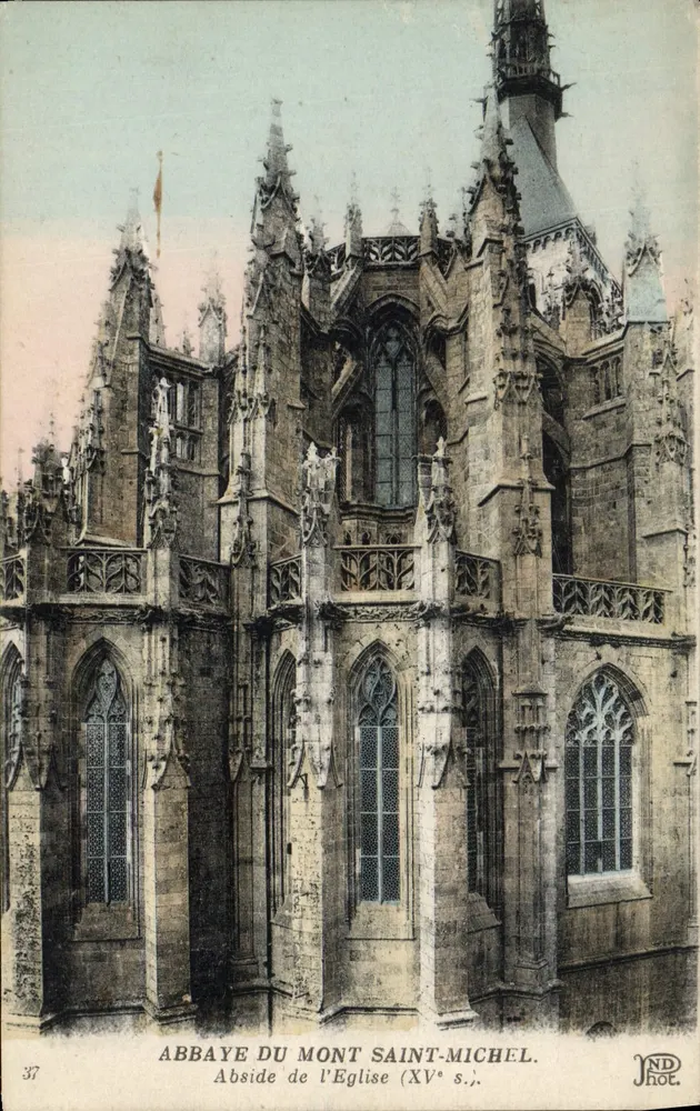 Abtei Mont Saint-Michel — Apse der Kirche (15. Jahrhundert) — JND Fotografie n°37 - Vorderseite