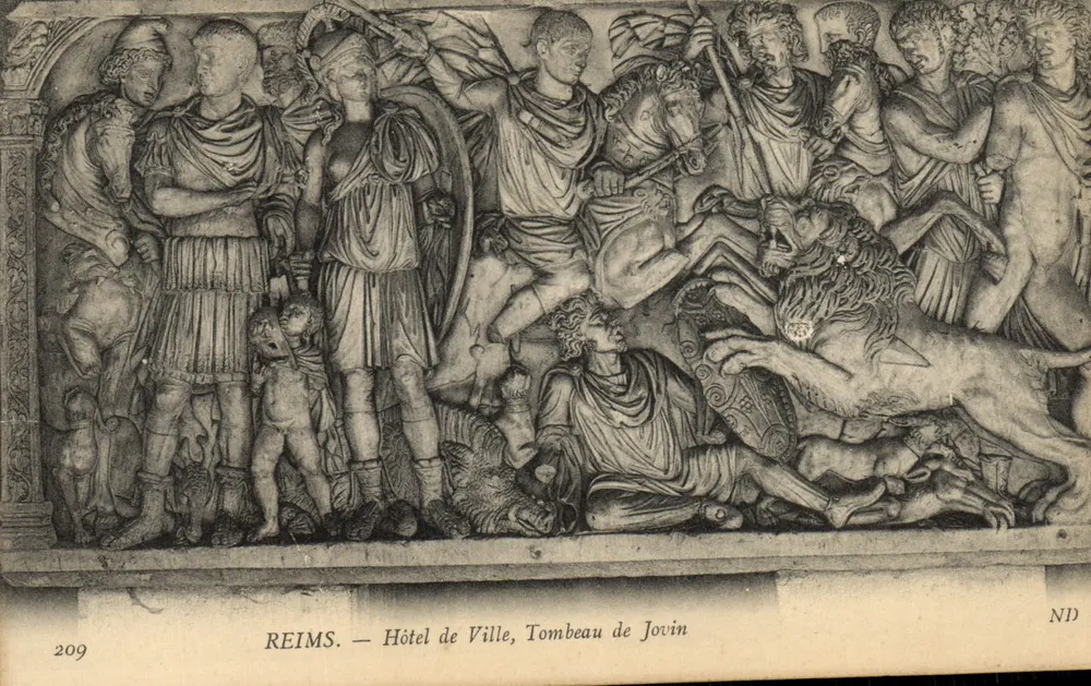Reims — Rathaus, Grabmal von Jovin — ND - Vorderseite