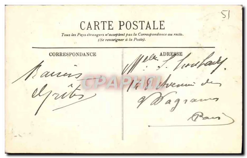 Reims — A Catedral — LL. — n° 97 - Verso