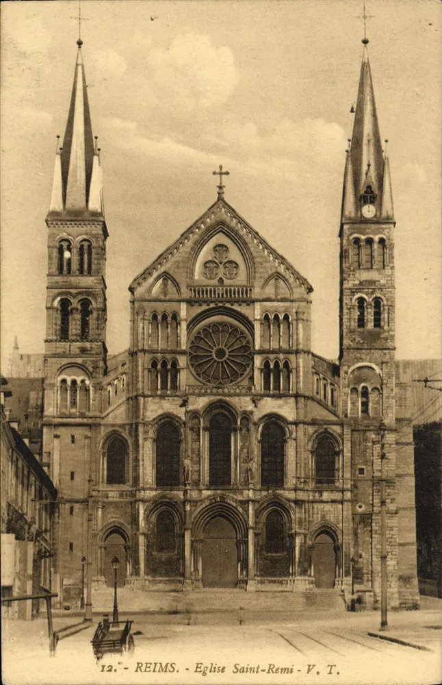 Reims - Igreja de São Remi - V. T. - Frente