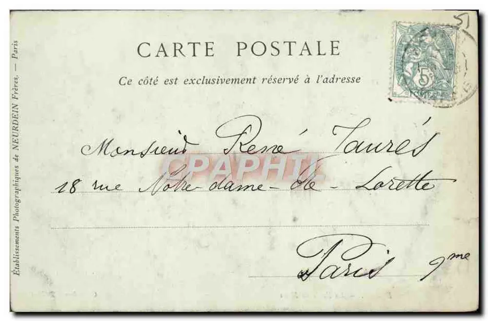 Reims — A Porta de Marte — Coleções ND Fotografias - Verso