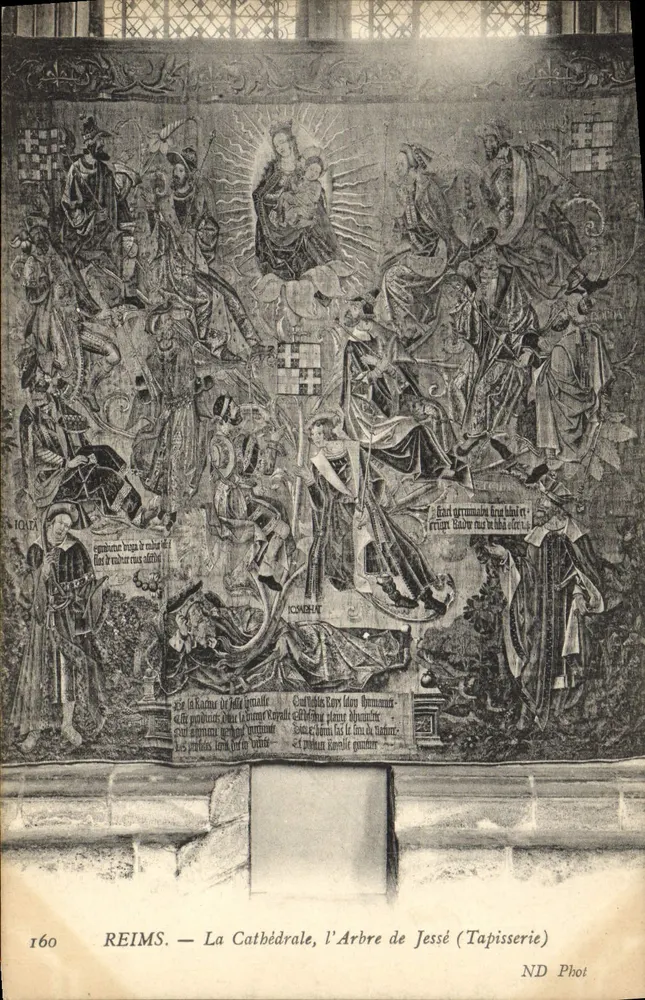 Reims — Die Kathedrale, der Jessebaum (Tapestry) — ND Phot, n° 160 - Vorderseite