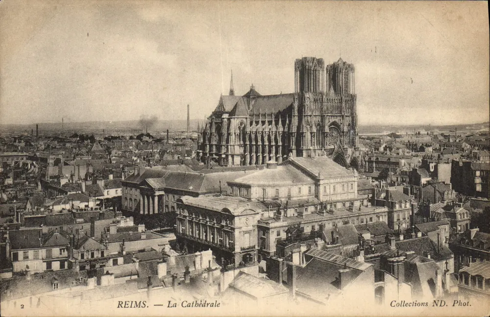 Reims — A Catedral — Collections ND. Phot. - Frente