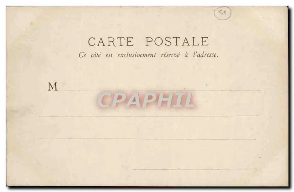 Reims — Porta de Marte — editor não identificado - Verso