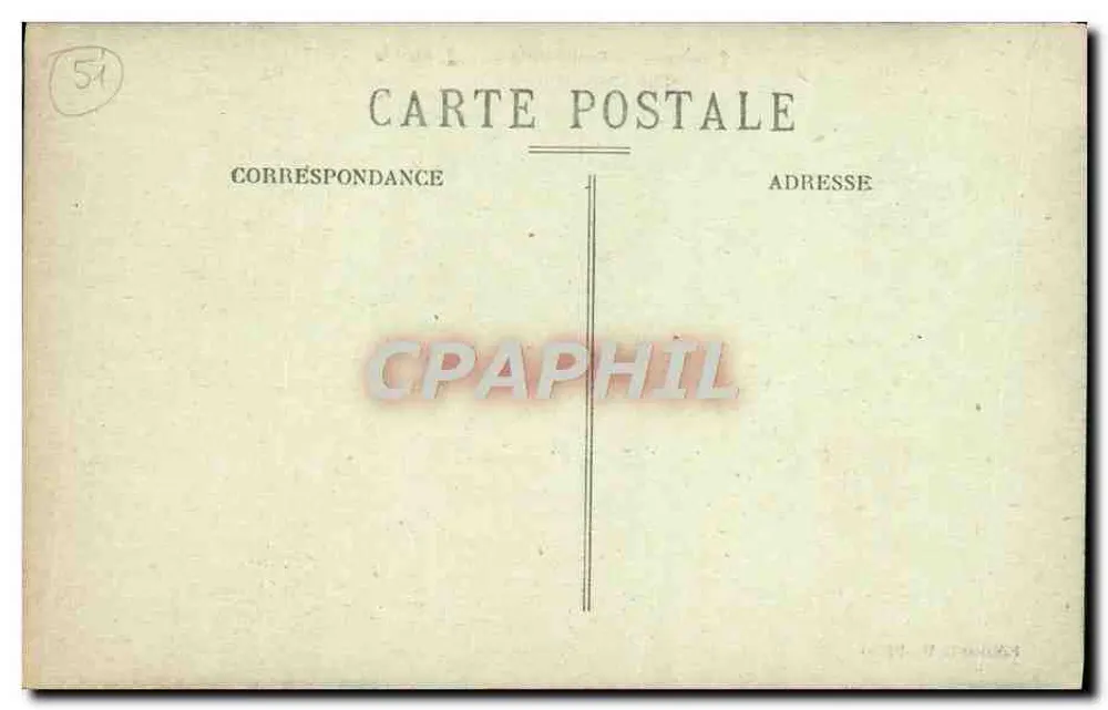 Reims - A Catedral — A Abside — Edição J. D. Paris - Verso