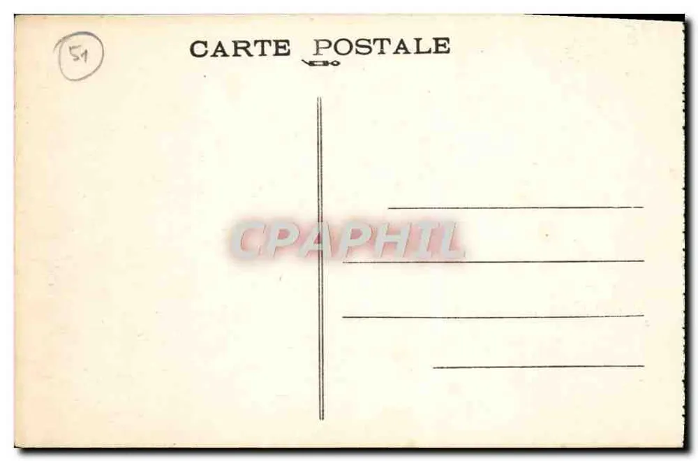 Reims - O Circo — G. Graff e Lambert, edição Reims, n° 146 - Verso