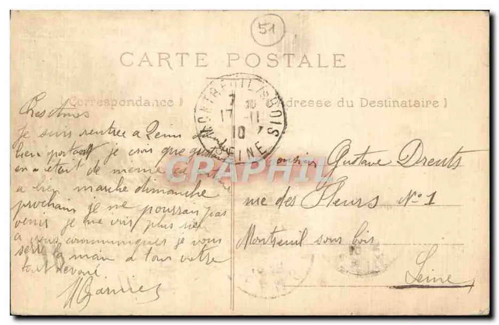 Reims — A Catedral — n°15 - Verso
