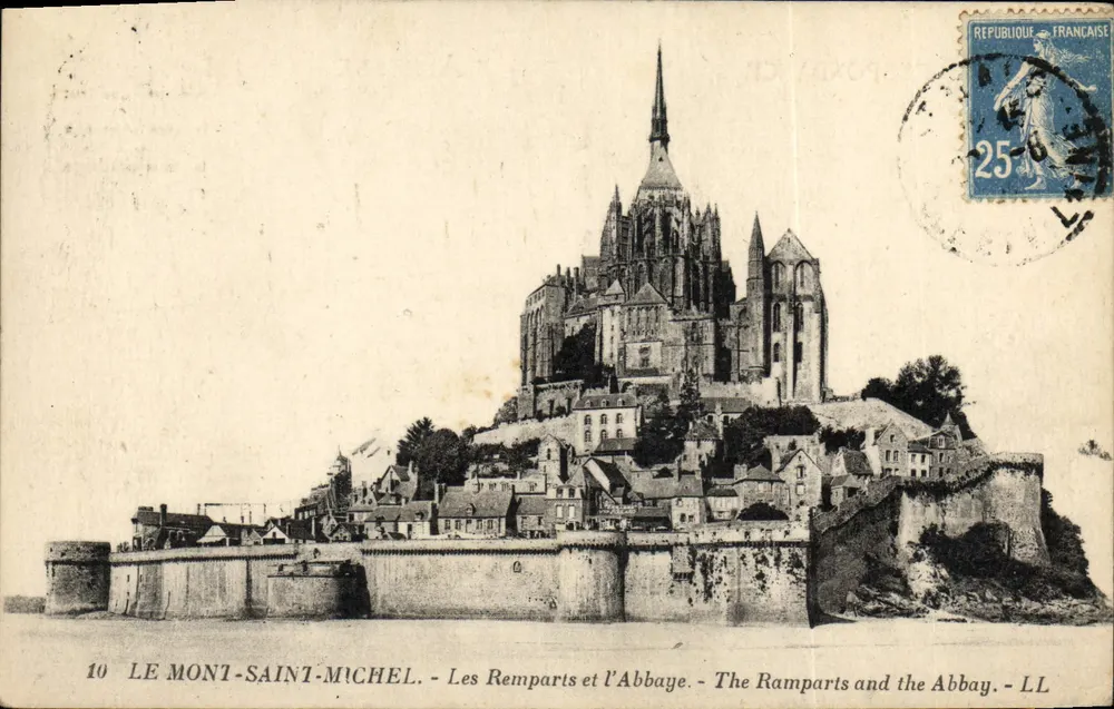 Mont-Saint-Michel - Die Mauern und die Abtei - LL - Vorderseite