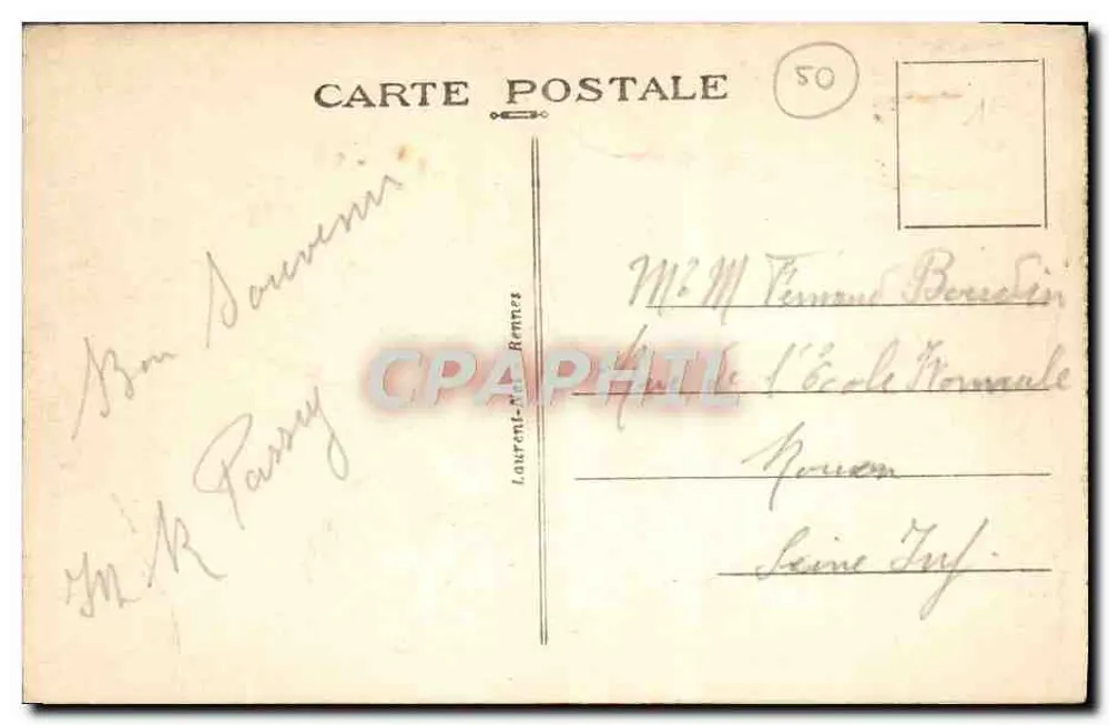 O Monte Santo Michel — O Coro da Basílica (século XI) — Editor não identificado, n° 152 - Verso