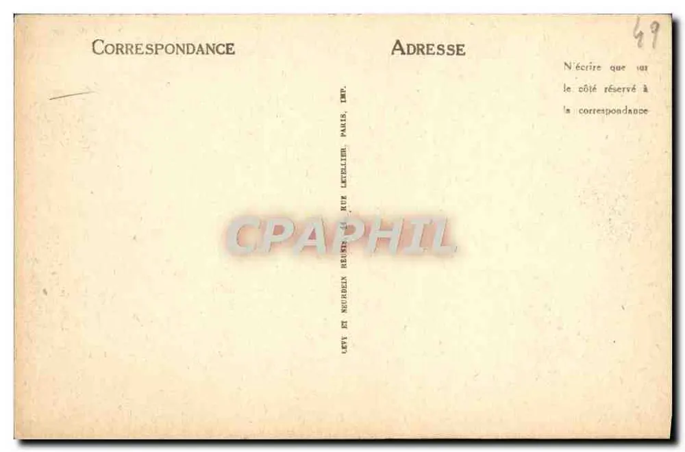 Montreuil-Bellay (M.-et-L.) — Innenraum der Kapelle des Schlosses — LL. - Rückseite