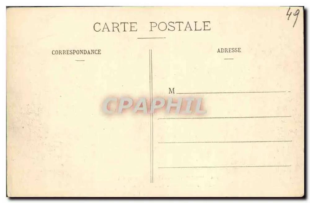 Château de Serrant — La cour d'honneur — L. V., ppot. - Rückseite