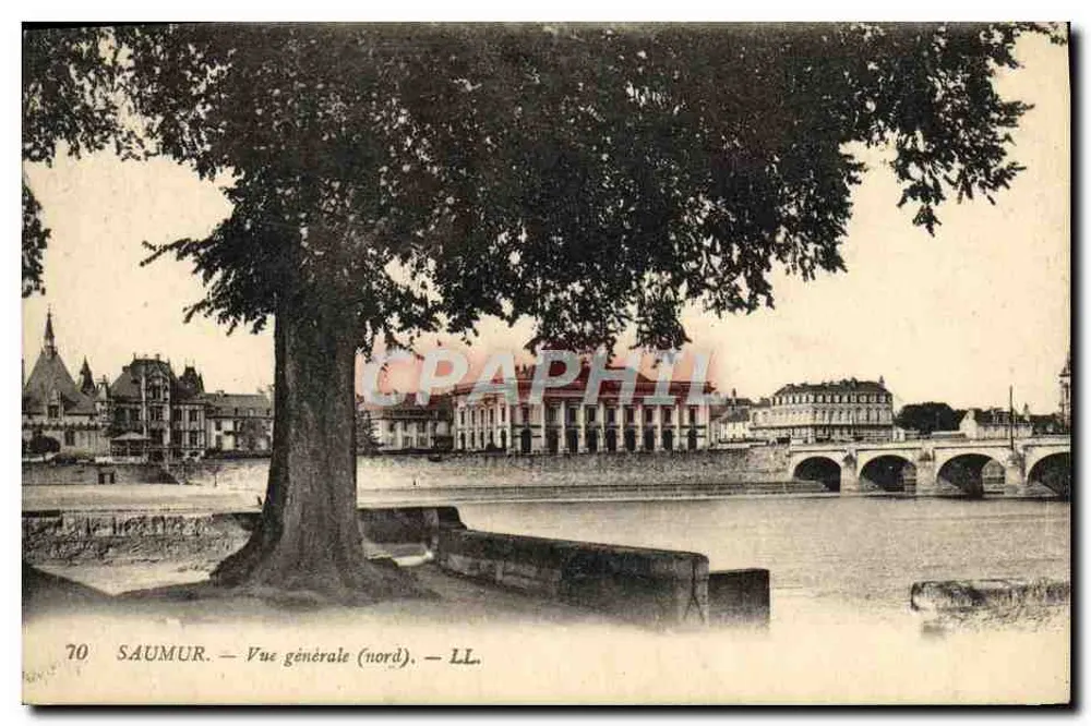 Saumur — Ogólny widok (północ) — LL, nr 70 - Awers