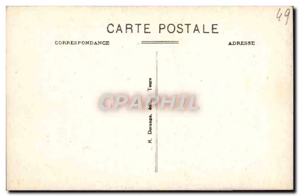 Saumur (M.-et-L.) — Vista Geral (lado Noroeste) — R. D. - Verso