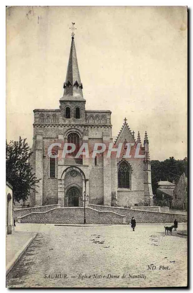 Saumur — Kirche Notre-Dame de Nantilly — ND Pbot. - Vorderseite