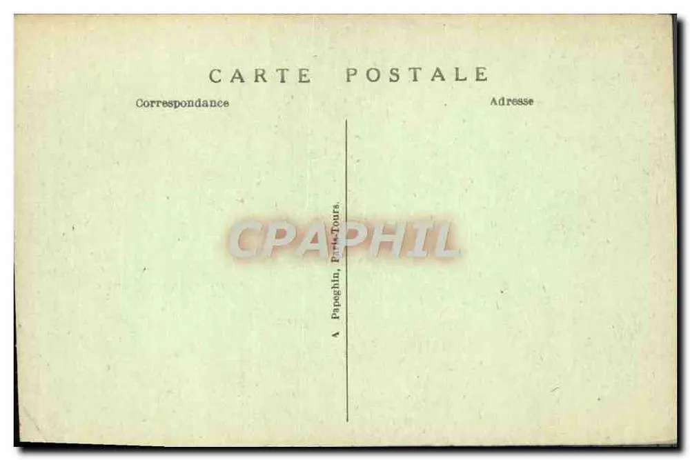 Saumur (M.-et-L.) — O Castelo (Lado Leste) — A. P. - Verso