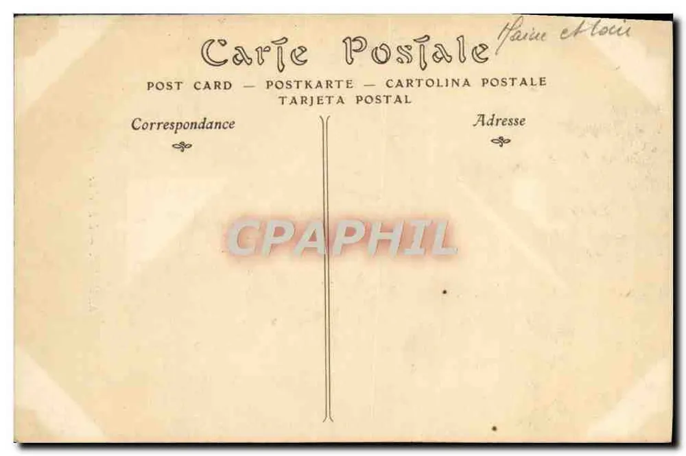 Saumur — O Hotel de Ville — ND 1904 - Verso