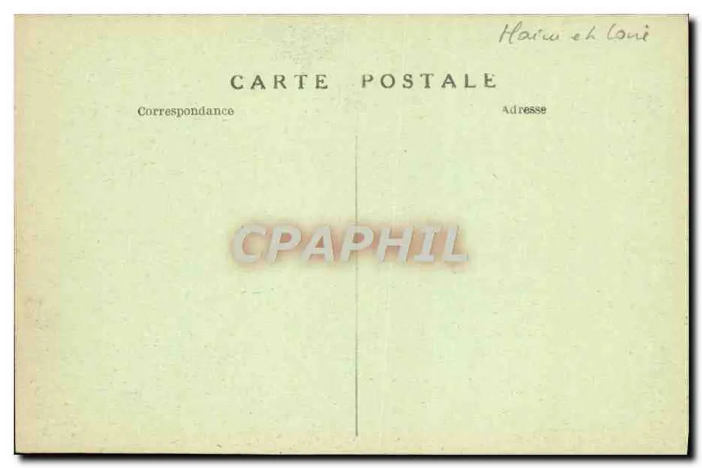 Saumur (M-et-L) — O Castelo (Lado Leste) — A.P. - Verso