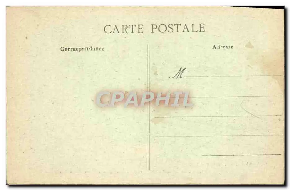 Porch der Kirche von Candes — Umgebung von Saumur — Fr. Voelcker, phot. Saumur, abgegeben - Rückseite