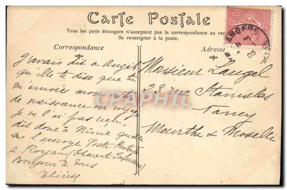 Castelo de Angers — Vista geral — ND Phot, n°30 - Verso
