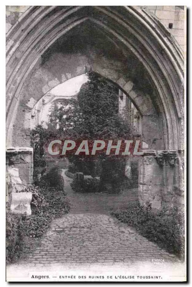 Angers — Eingang zu den Ruinen der Kirche Saint-Toussaint — Starck Paris - Vorderseite