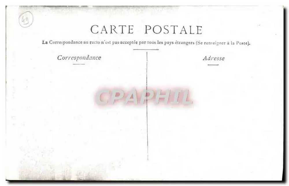 Angers — Estátua do Rei René — Staerck Paris - Verso