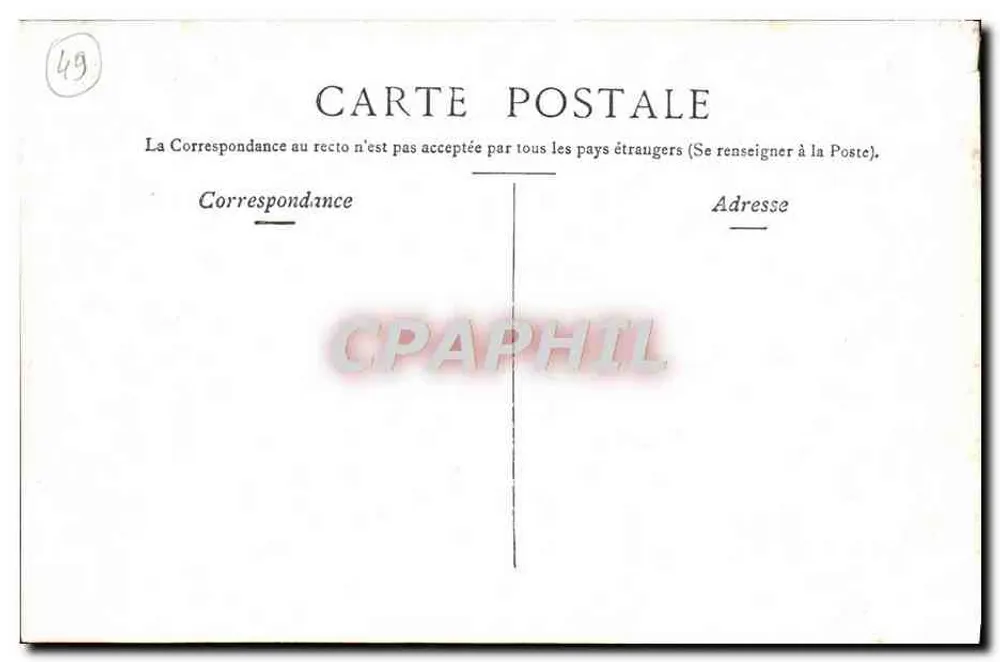 Angers — Le Jardin du Mail — éditeur STAERCK - Verso
