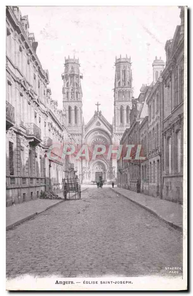 Angers — Katedra św. Józefa — Staerck Paryż - Awers