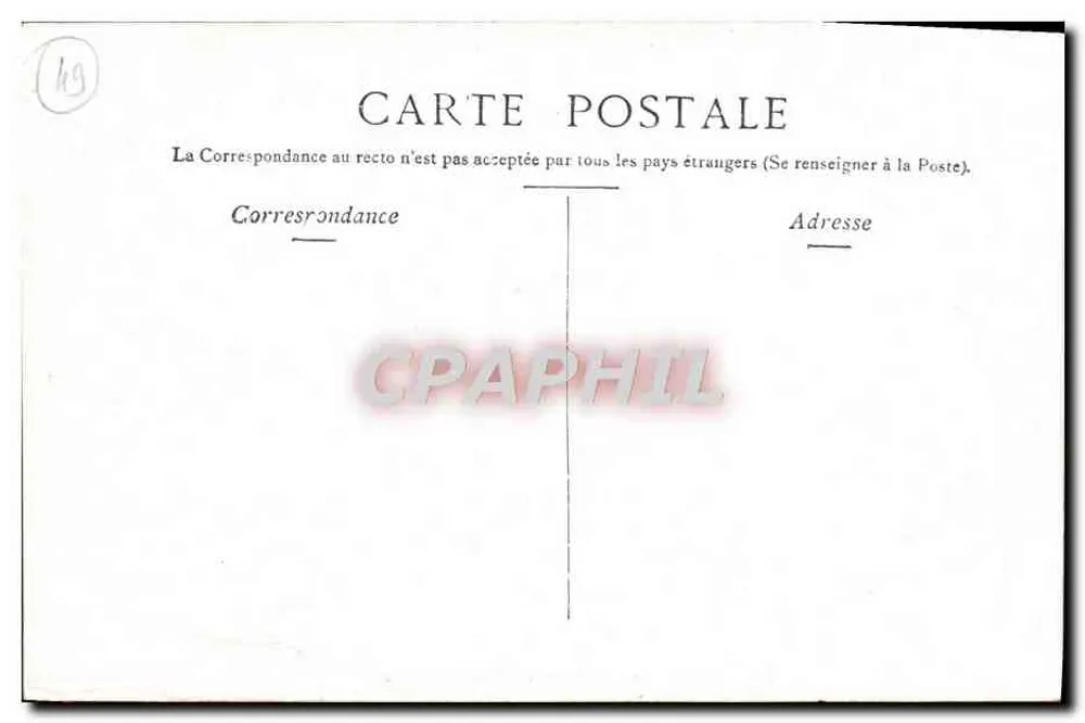 Angers — O Kiosque — Jardim do Mail — Staerck Paris - Verso
