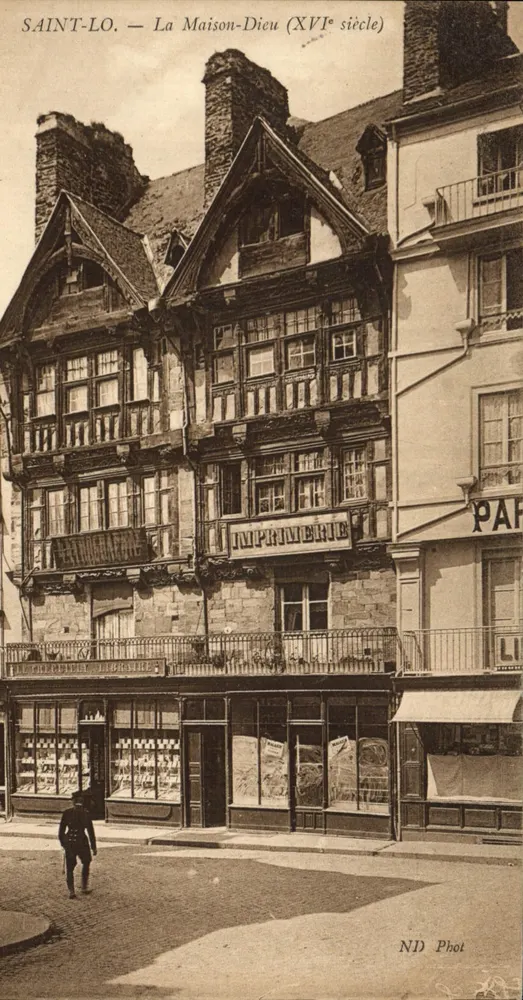 SAINT-LO — Die Maison-Dieu (16. Jahrhundert) — ND Phot - Vorderseite