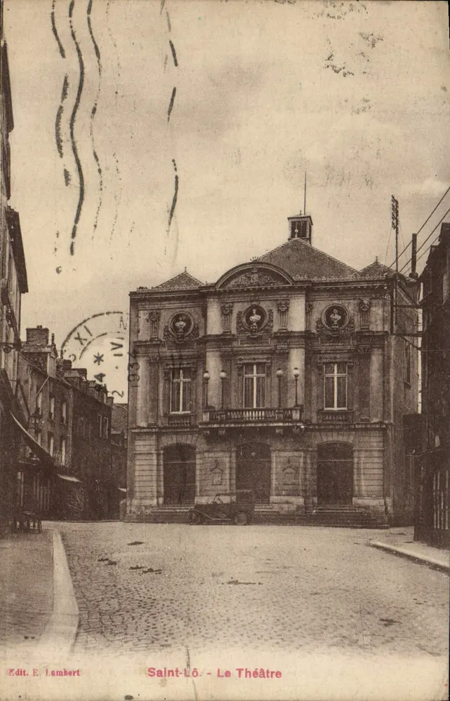 Saint-Lô - O Teatro — Ed. E. Lambert - Frente