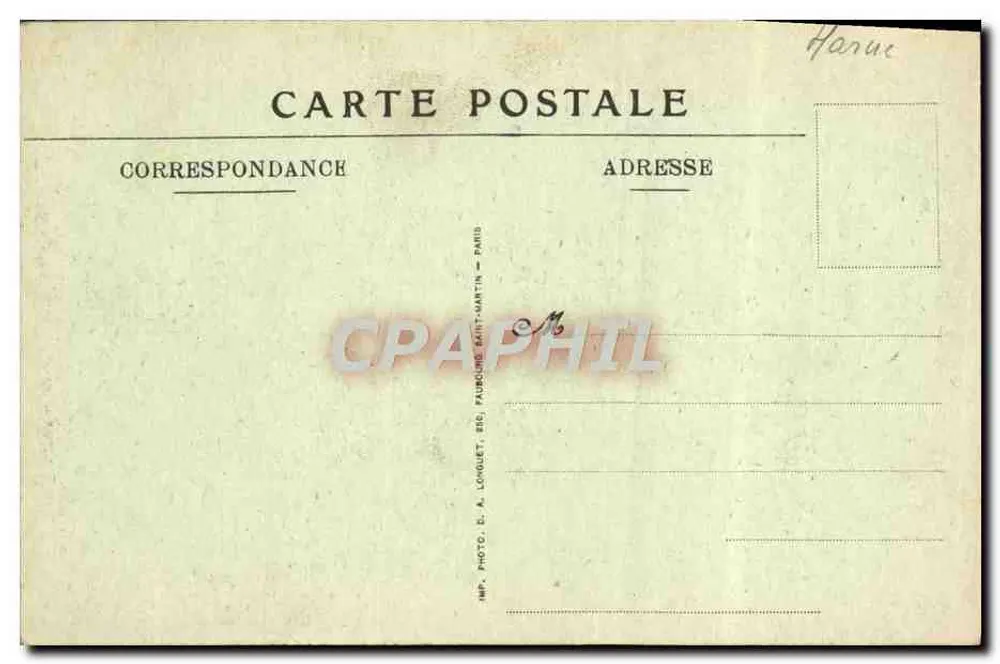 Prouilly — A Prefeitura — WAQUELIN, editor - Verso