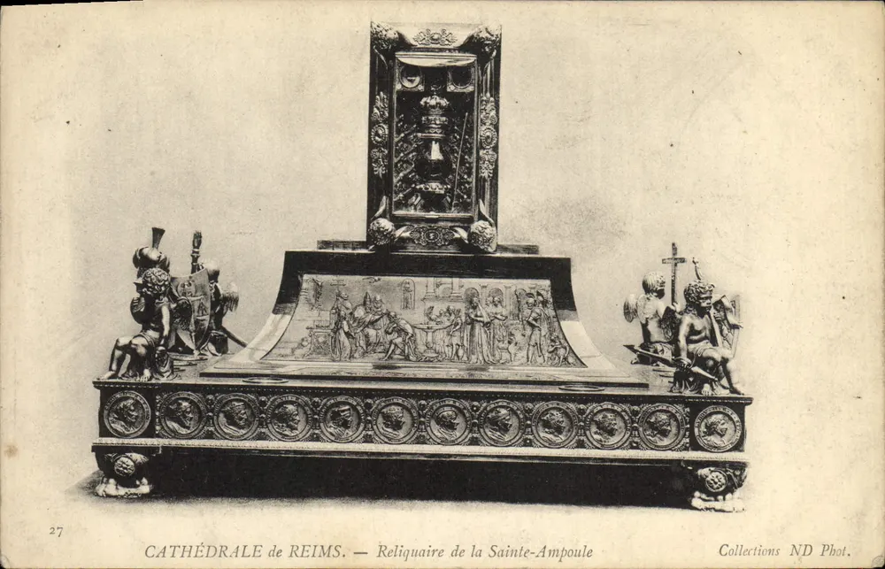 KATHEDRALE VON REIMS — Reliquiar der Heiligen Ampulle — Collections ND Phot. - Vorderseite