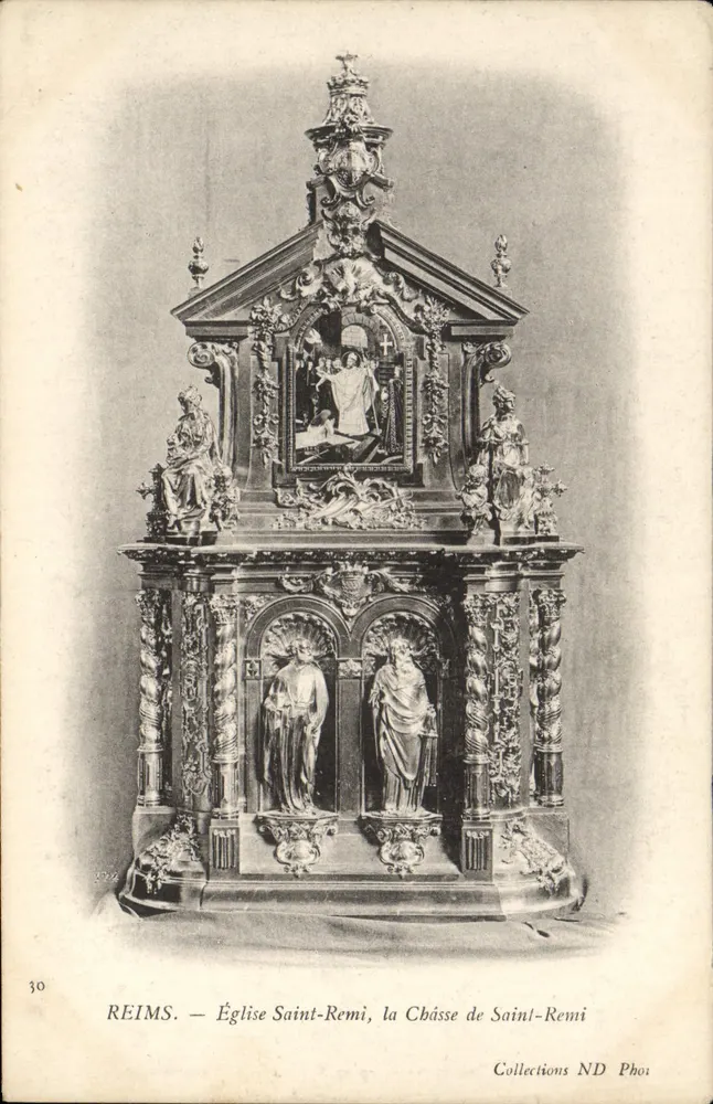 Reims — Kirche Saint-Remi, das Reliquiar von Saint-Remi — Collections ND Photos - Vorderseite