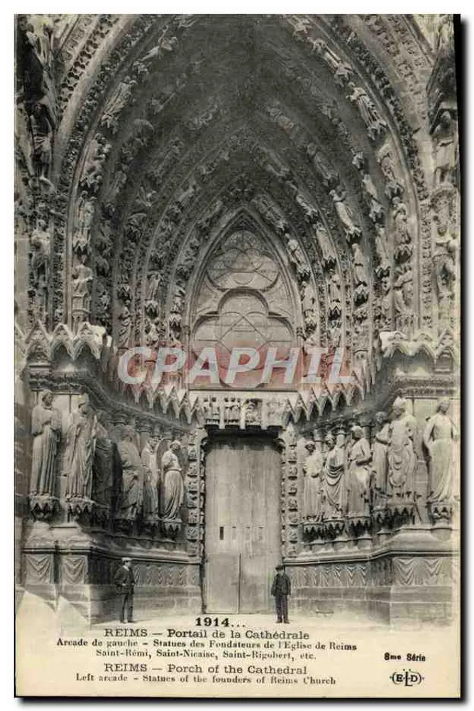 Reims — Portal da Catedral — 8ª Série - Frente