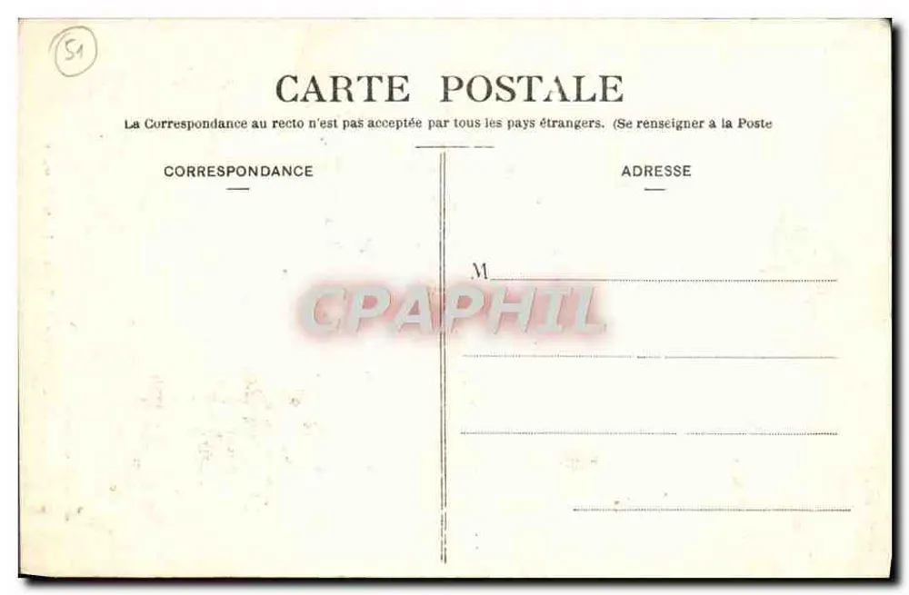 Catedral de Reims — Porta Romana — Edição Reims-Touriste n°49 - Verso