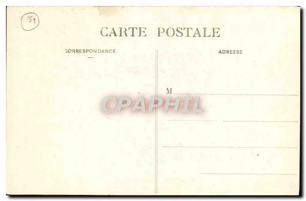 Reims - Catedral - Fachada - Batismo de Clovis (lado esquerdo) — Edição Reims-Touriste, n° 97 - Verso