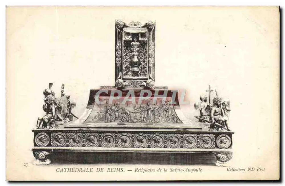 Kathedrale von Reims — Reliquiar der Heiligen Ampulle — Sammlung ND Foto n°27 - Vorderseite