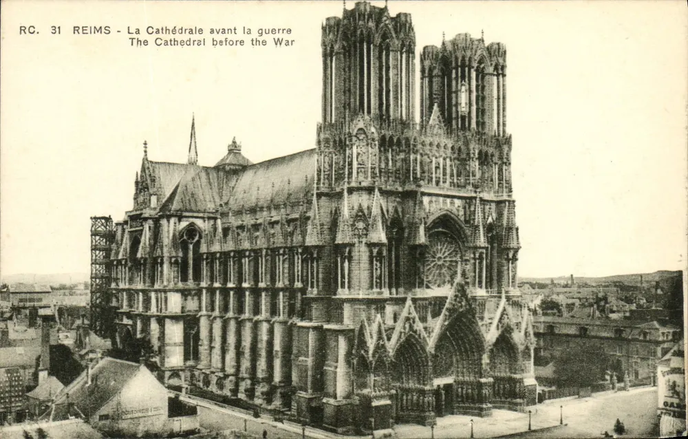 Reims - Die Kathedrale vor dem Krieg — RC. 31 — Edition « Reims Cathedral » - Vorderseite