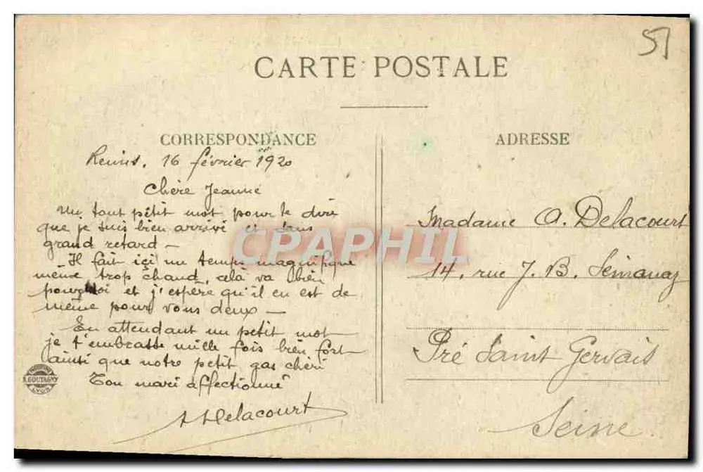 Reims — Porta dos Romanos — E.C. 388 - Verso