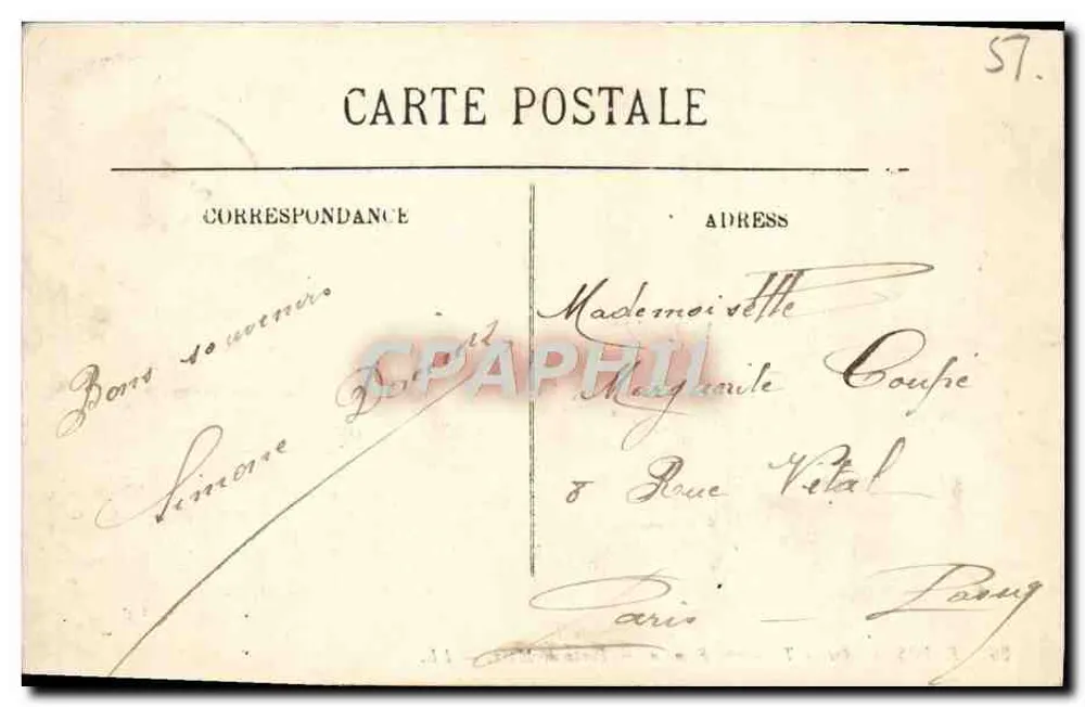 Reims — Arco da Vitória Romano — Porta de Marte — LL. - Verso