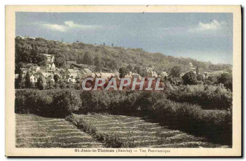 St-Jean-le-Thomas (Manche) — Vista Panorâmica — Editor: um Port Henri Bary (Toulouse) - Frente