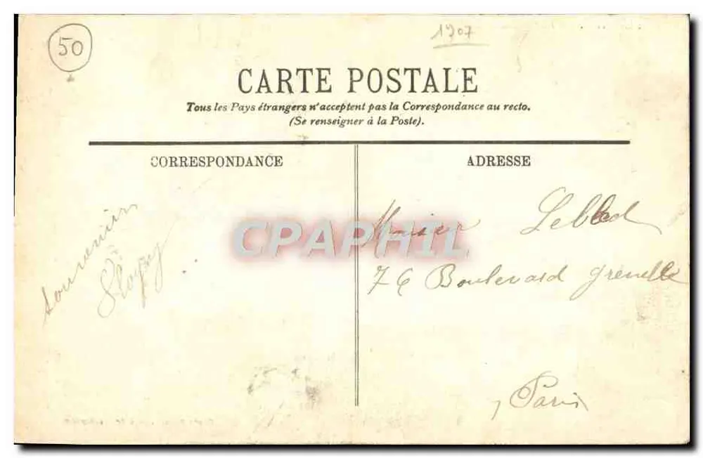 Avranches — Vista geral — Editor: Bureau d'Avranches - Verso