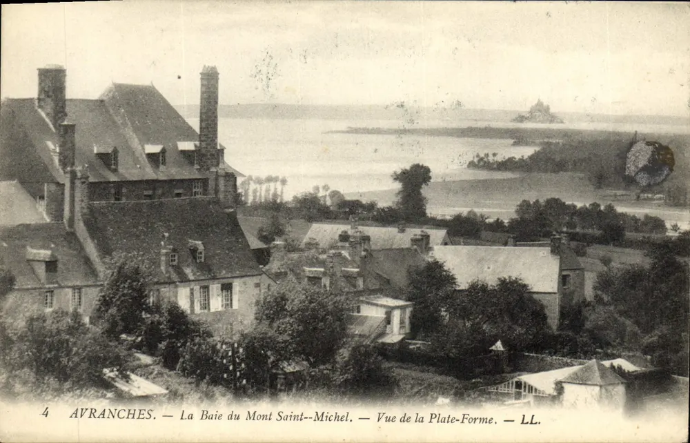 Avranches — Die Bucht des Mont Saint-Michel — Blick vom Plateau — LL. - Vorderseite