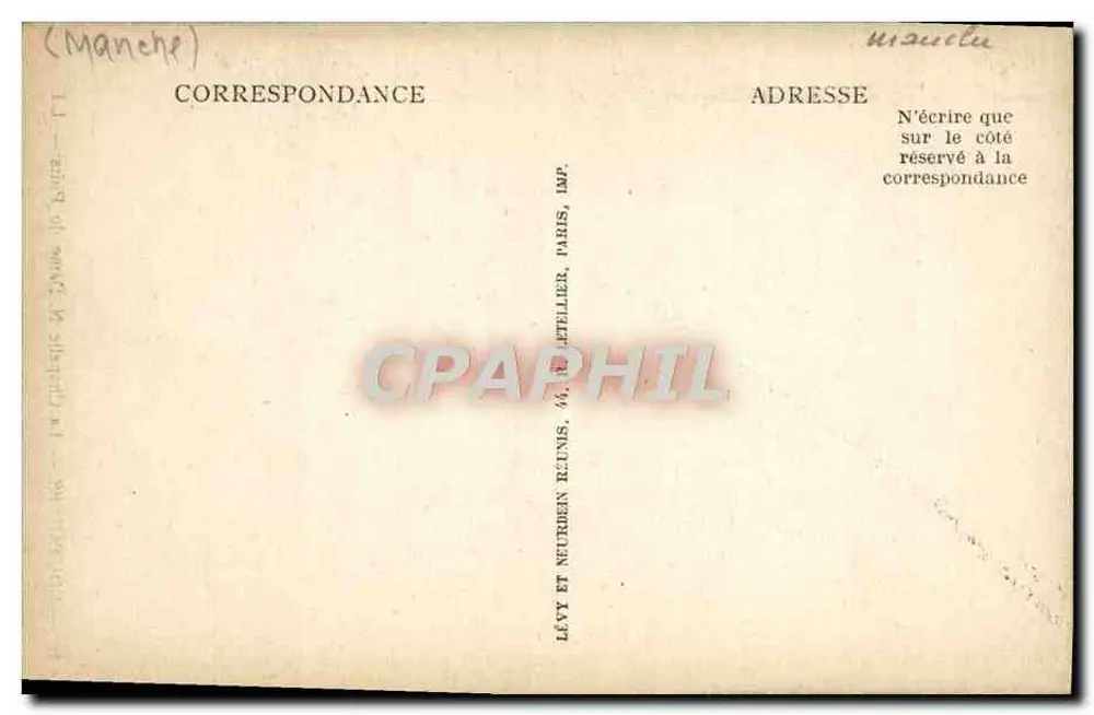 Coutances — A Capela N.-Dame du Puits — L.L. n°16 - Verso
