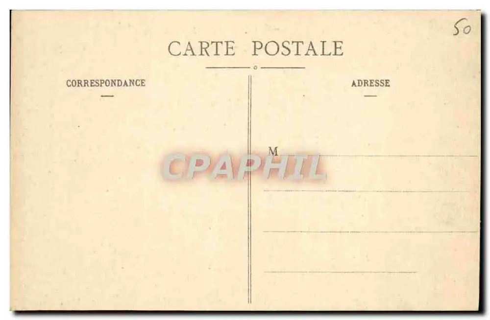 Granville - Der Klippenpfad — J. Puel, n°36 - Rückseite