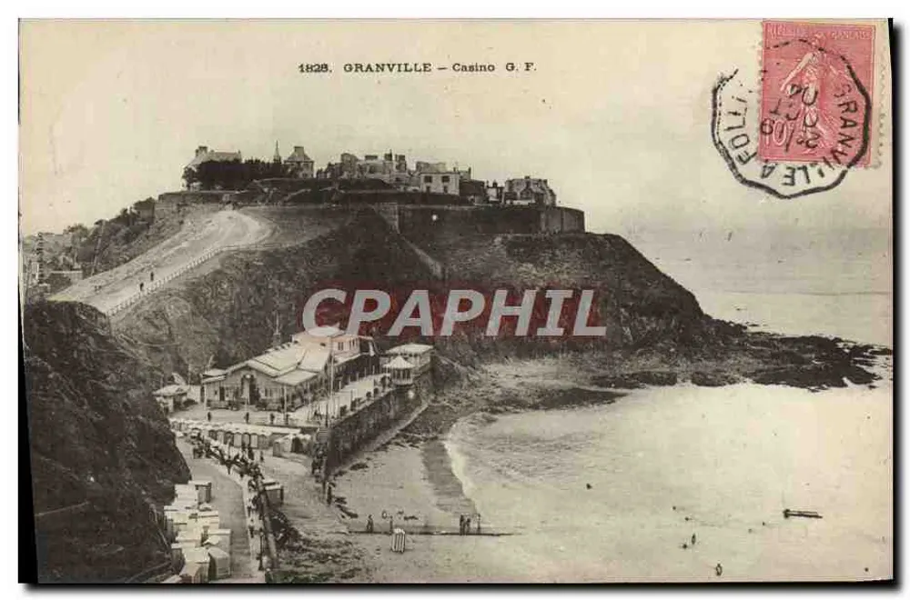 Granville — Casino G.P. — editora G.P. n° 1828 - Frente